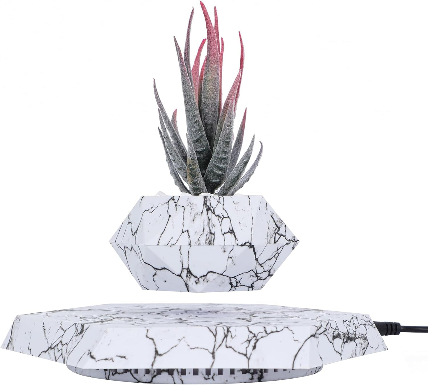 Levitating & Floating Plant Pot for Home & Office Desk Table Decor Magnetic Floating