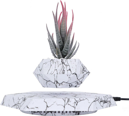 Levitating & Floating Plant Pot for Home & Office Desk Table Decor Magnetic Floating