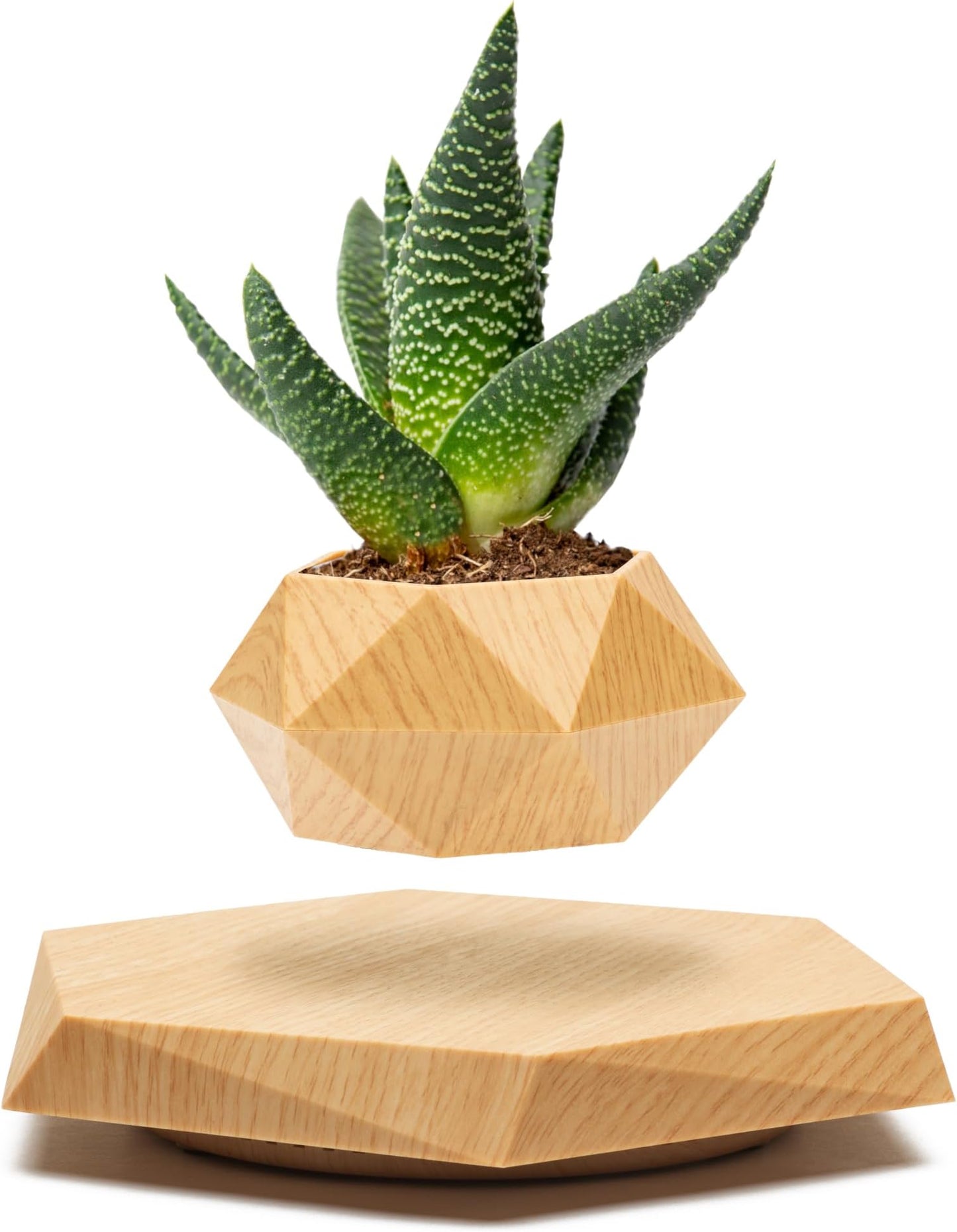 Levitating & Floating Plant Pot for Home & Office Desk Table Decor Magnetic Floating